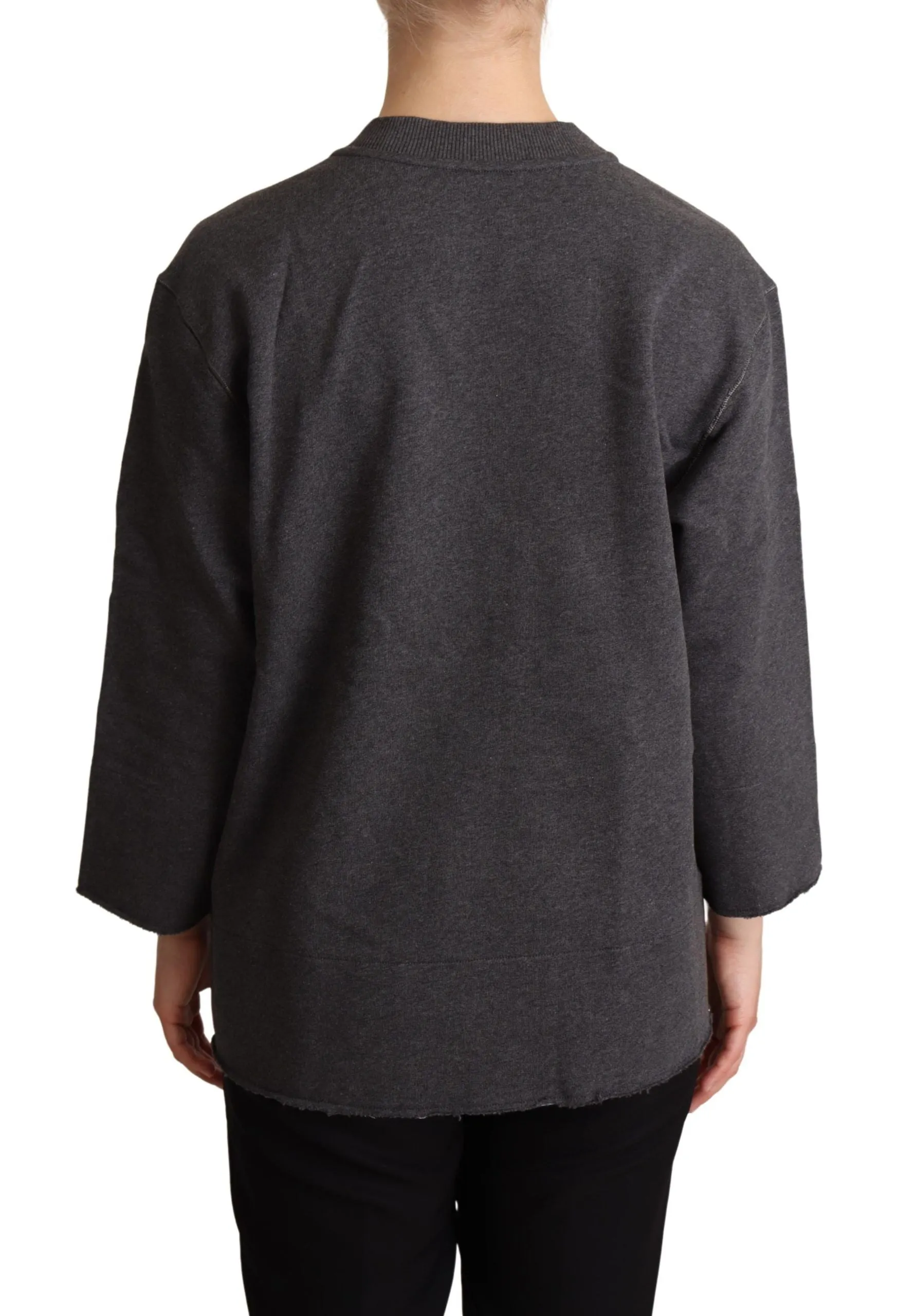 Dolce & Gabbana Chic Embroide Cotton Women's Sweater