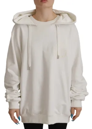 Dolce & Gabbana Chic Hooded Pullover Women's Sweater