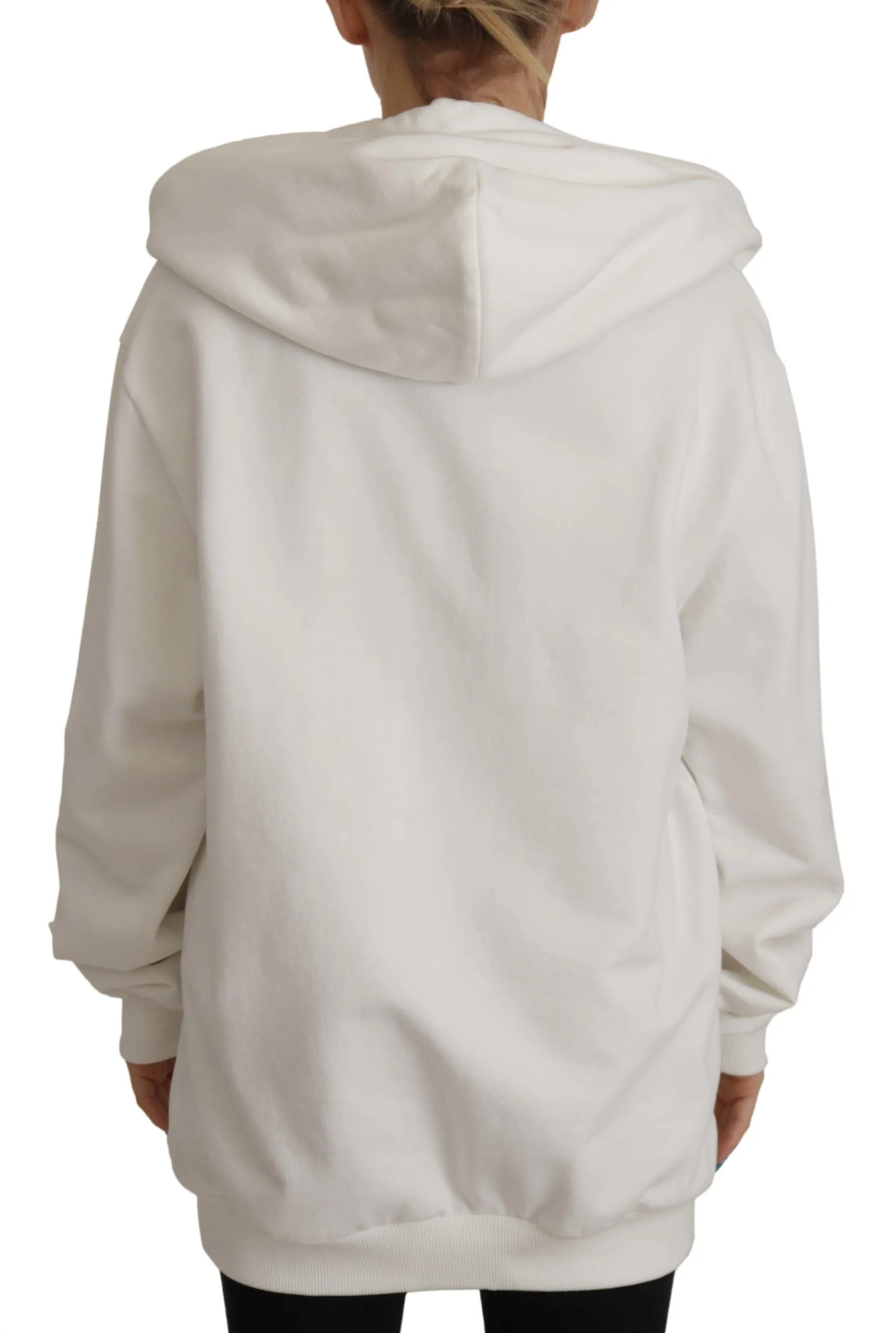 Dolce & Gabbana Chic Hooded Pullover Women's Sweater