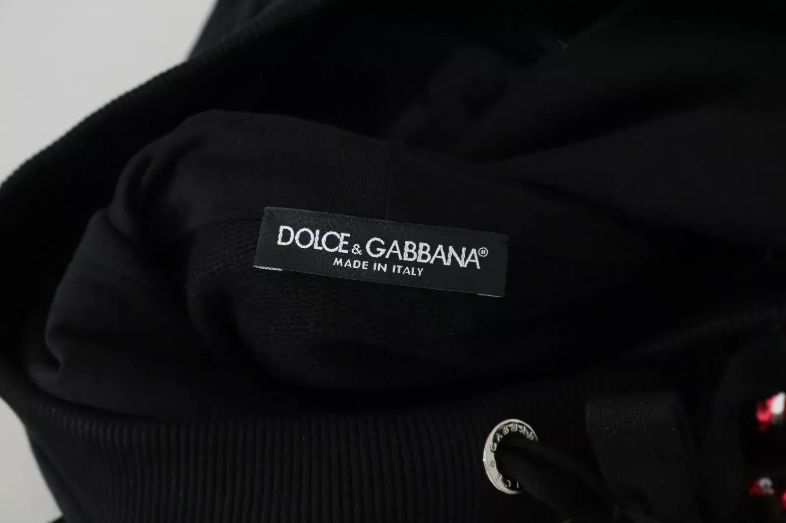 Dolce & Gabbana DG Sequined Hooded Pullover Women's Sweater (Pre-Owned)