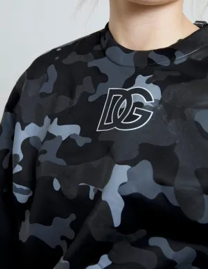 Dolce & Gabbana Elegant Camouflage Pullover Women's Sweater