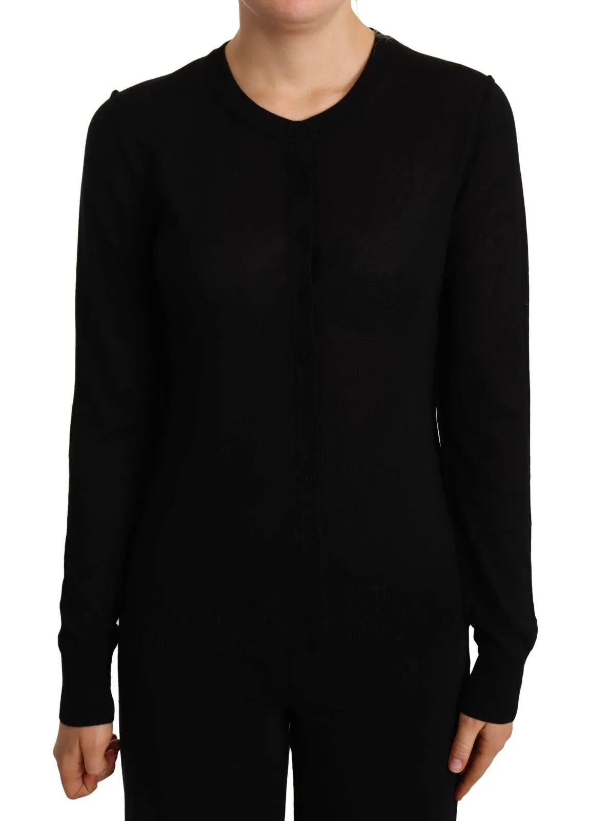 Dolce & Gabbana Elegant Crewneck Virgin Wool Women's Sweater