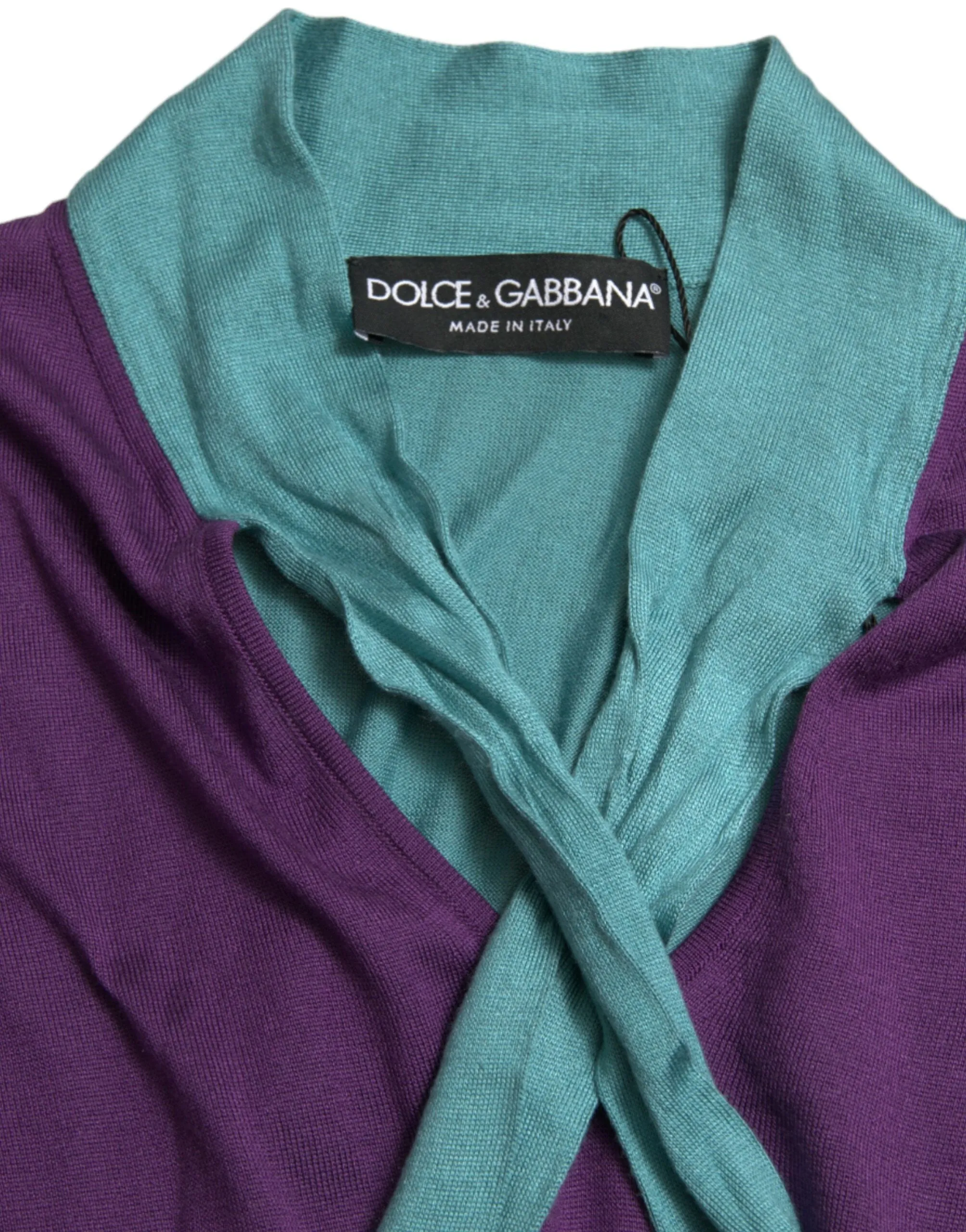 Dolce & Gabbana Silk Pussy-bow Women's Sweater