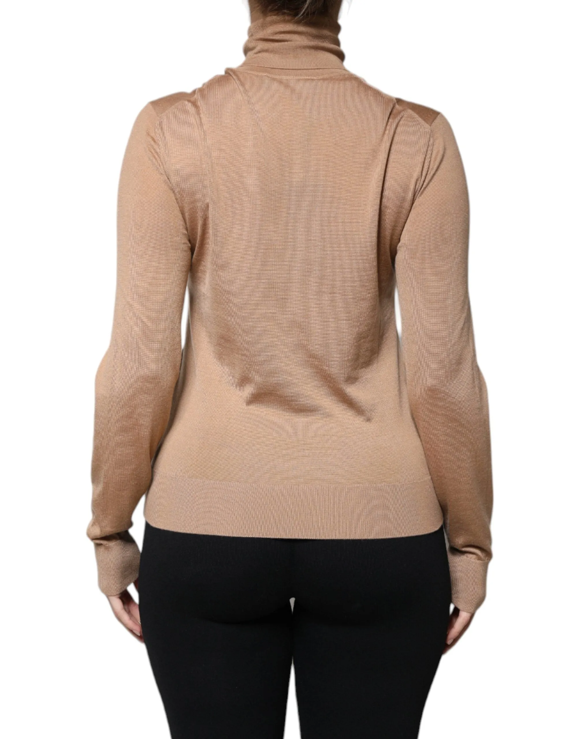 Dolce & Gabbana Turtleneck Long Sleeve Pullover Women's Sweater (Pre-Owned)