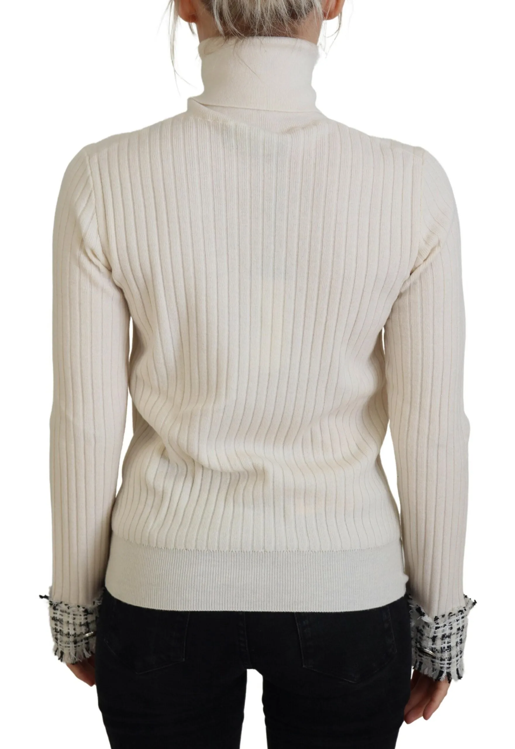 Dolce & Gabbana Turtleneck Wool Blend Women's Sweater