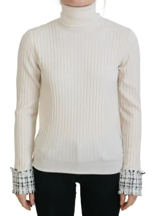 Dolce & Gabbana Turtleneck Wool Blend Women's Sweater