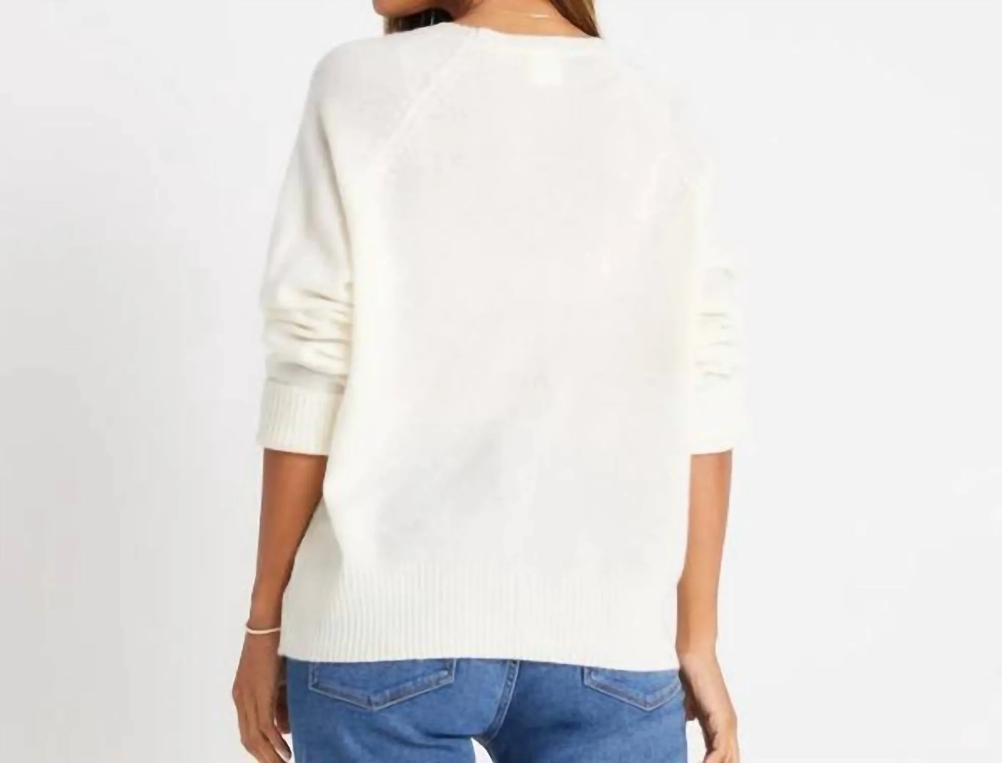 Dreaming Is Free Sweater In White