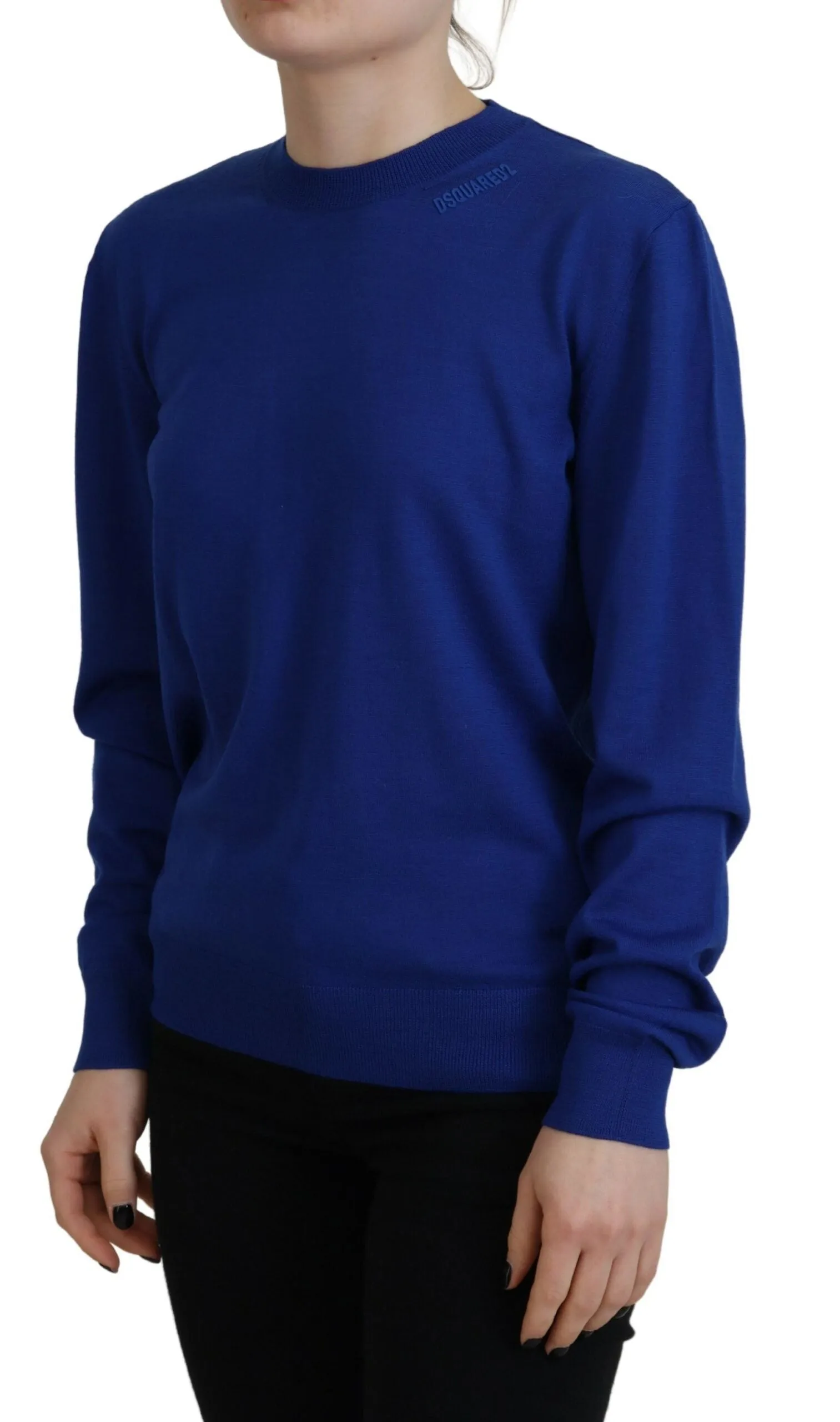 Dsquared² Long Sleeve Crew Neck Casual Women's Sweater (Pre-Owned)