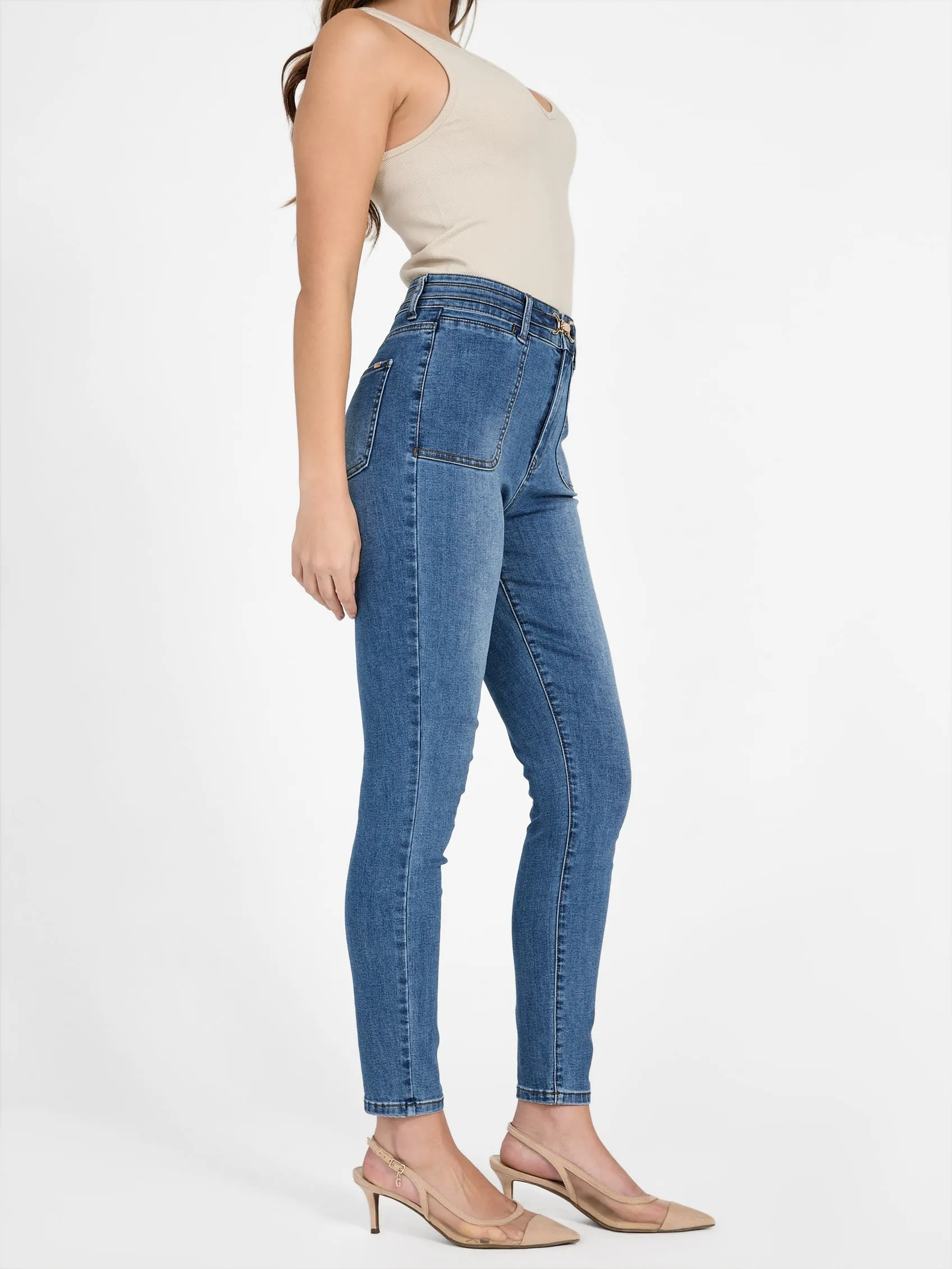 Eco Dahlia High-Rise Skinny Jeans