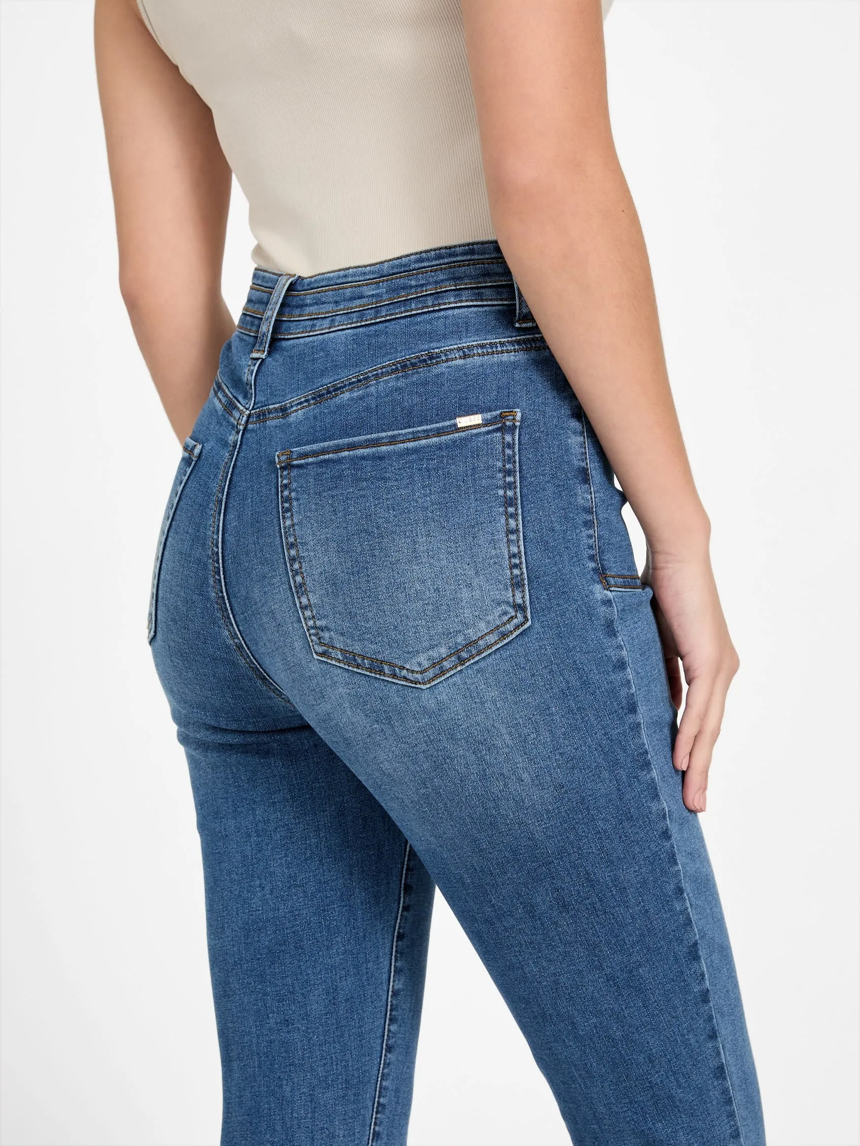 Eco Dahlia High-Rise Skinny Jeans