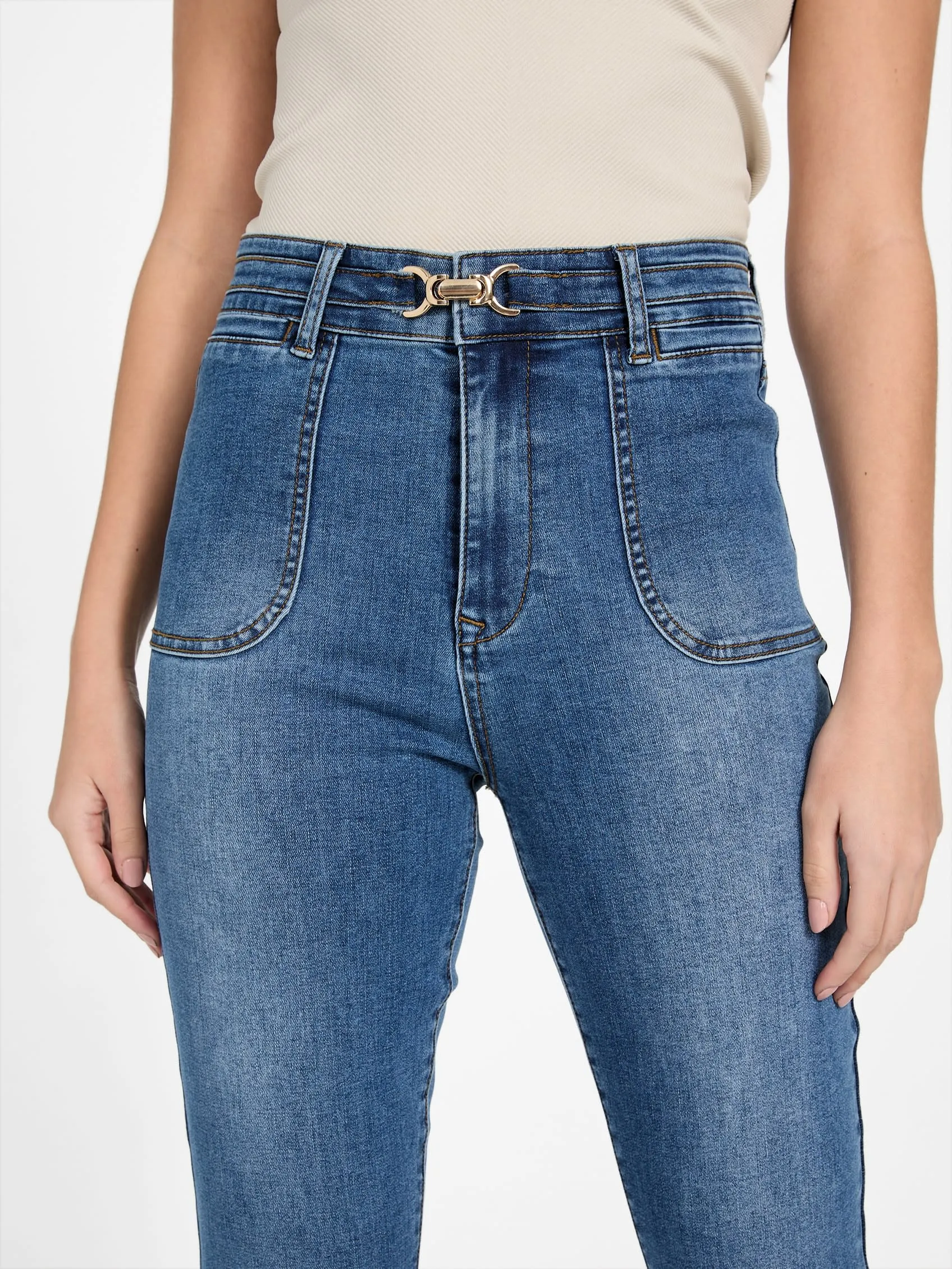 Eco Dahlia High-Rise Skinny Jeans