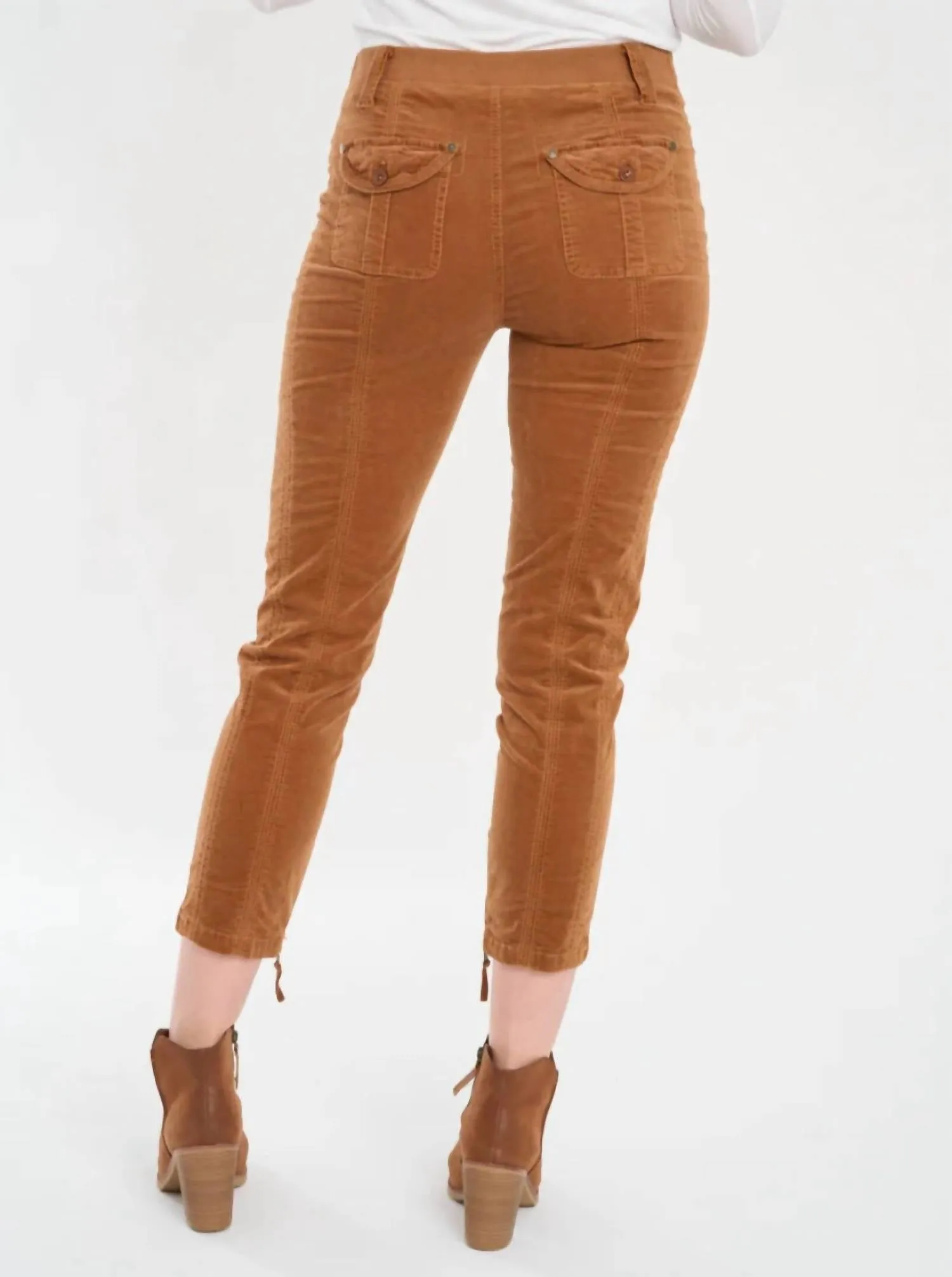 Eliam Corduroy Pant In Burnt Henna