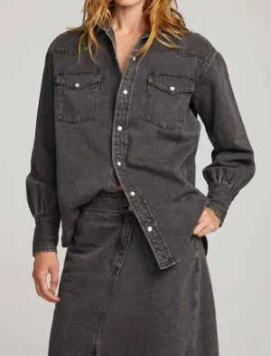 Elk Button Down In Licorice