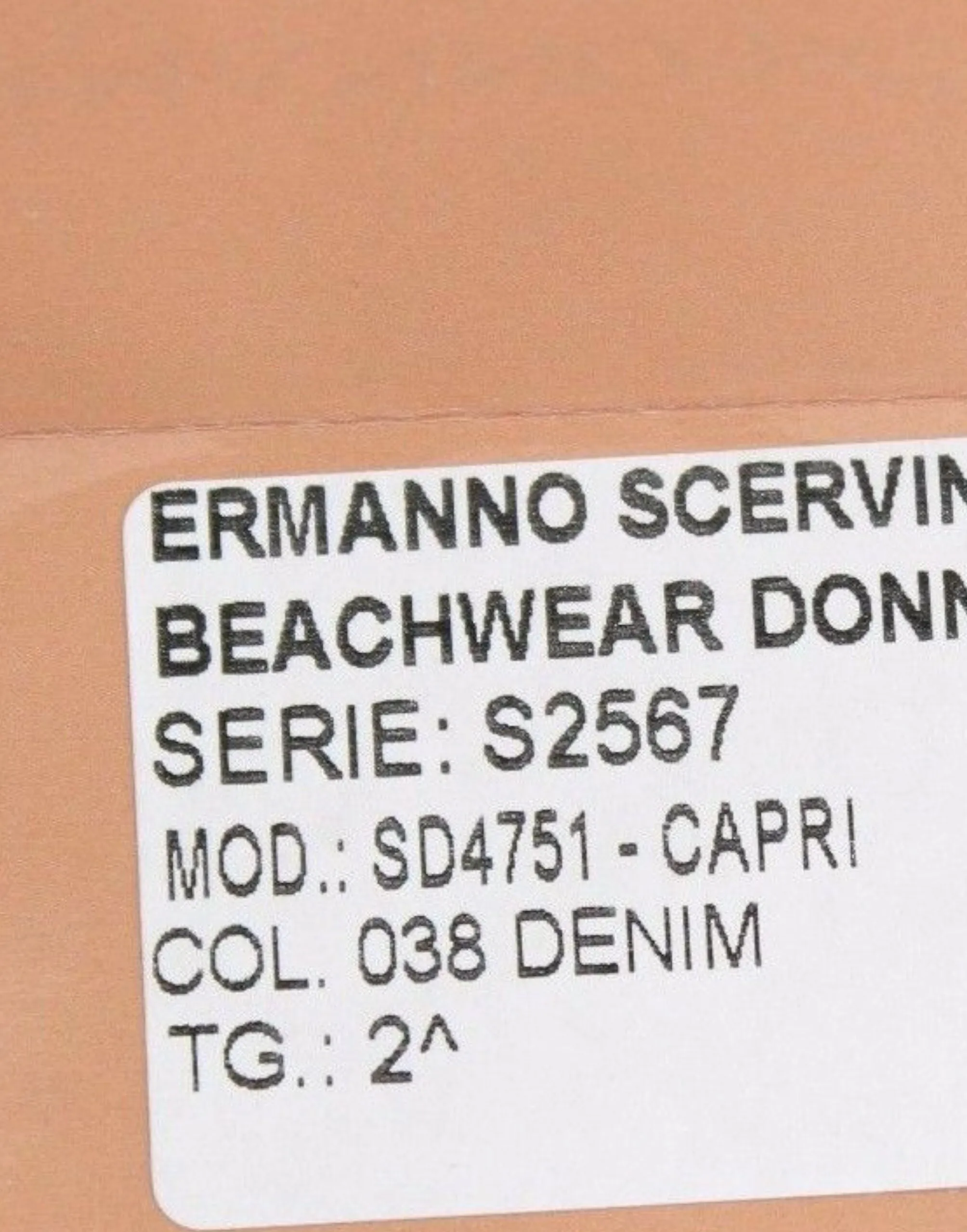 Ermanno Scervino Beachwear  Jeans Capri Pants Women's Cropped