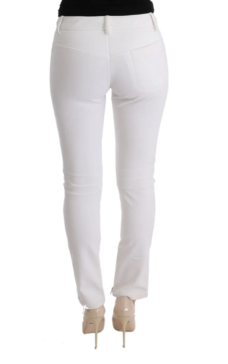 Ermanno Scervino Chic  Slim Fit Cotton Women's Trousers