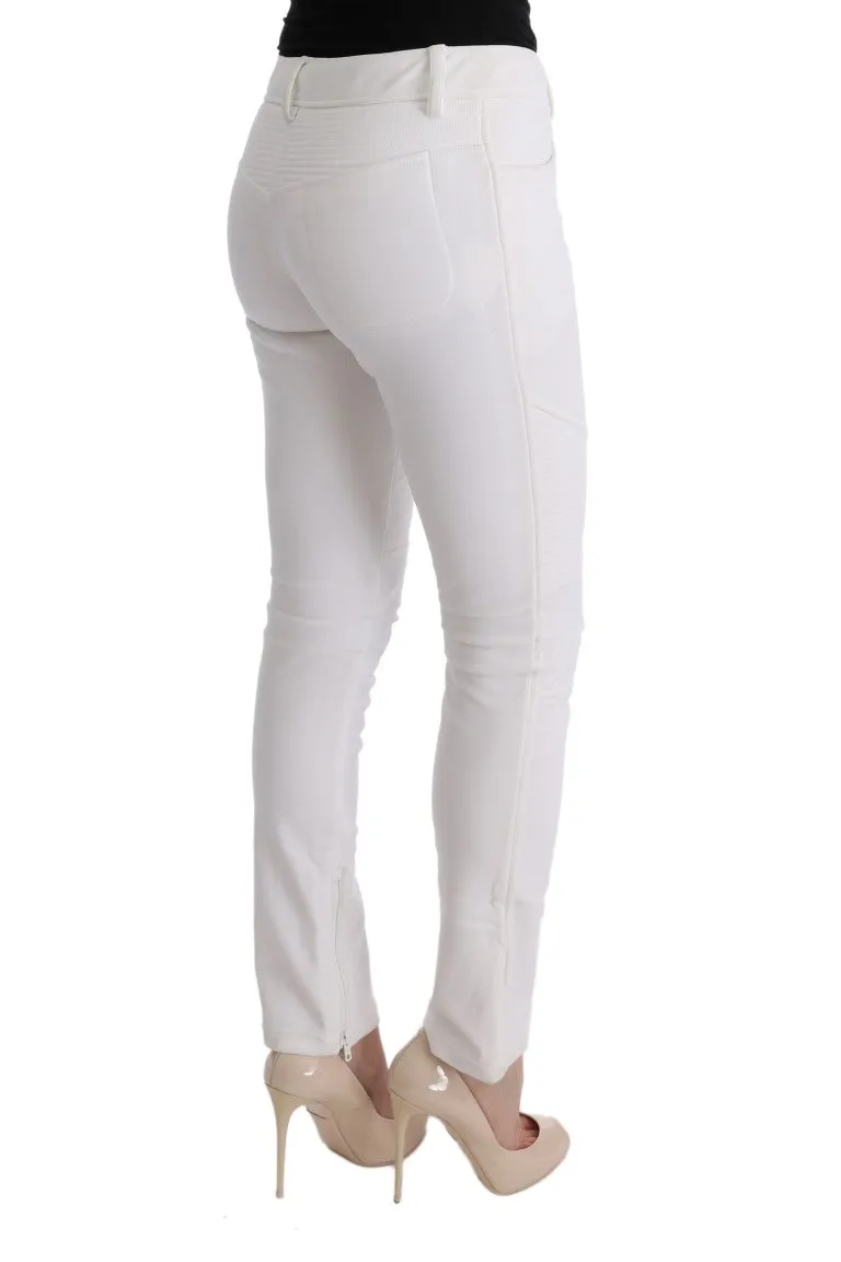 Ermanno Scervino Chic  Slim Fit Cotton Women's Trousers