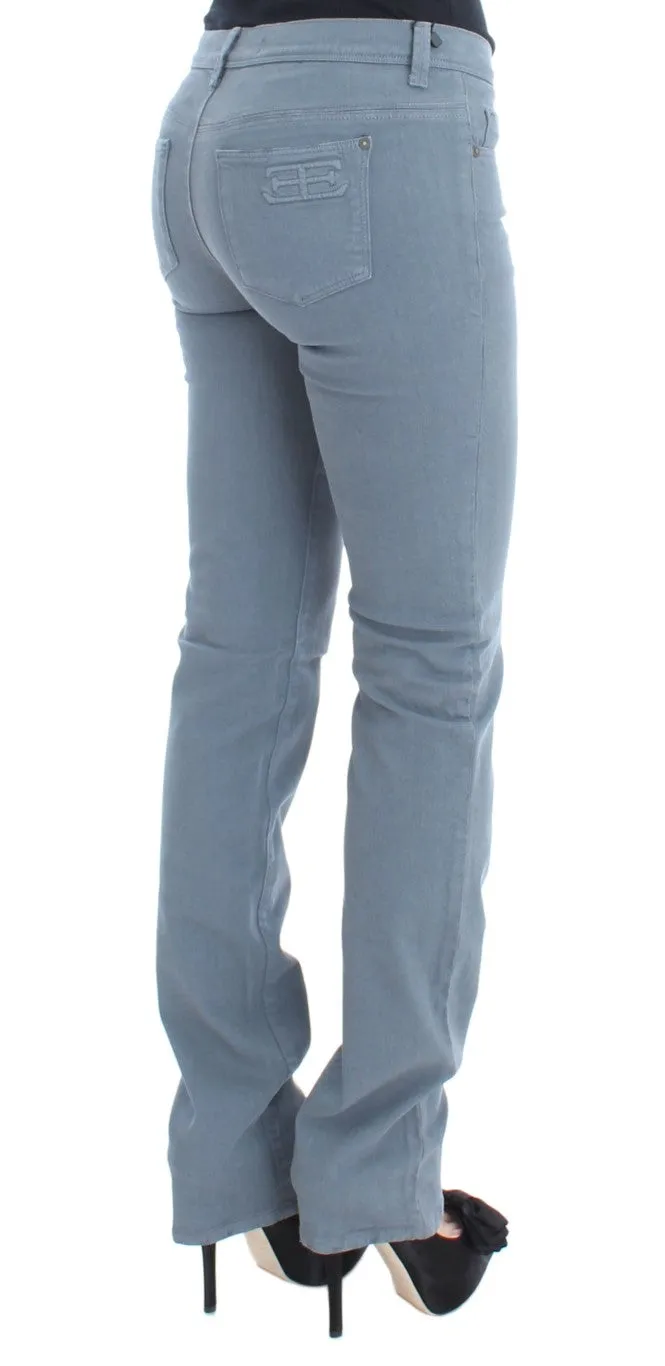 Ermanno Scervino  Cotton Blend Slim Fit Bootcut Women's Jeans