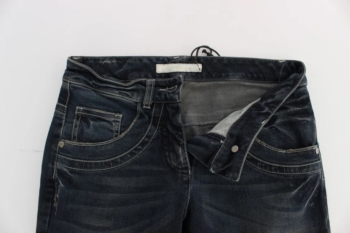 Ermanno Scervino  Cotton Blend Slim Fit Women's Jeans