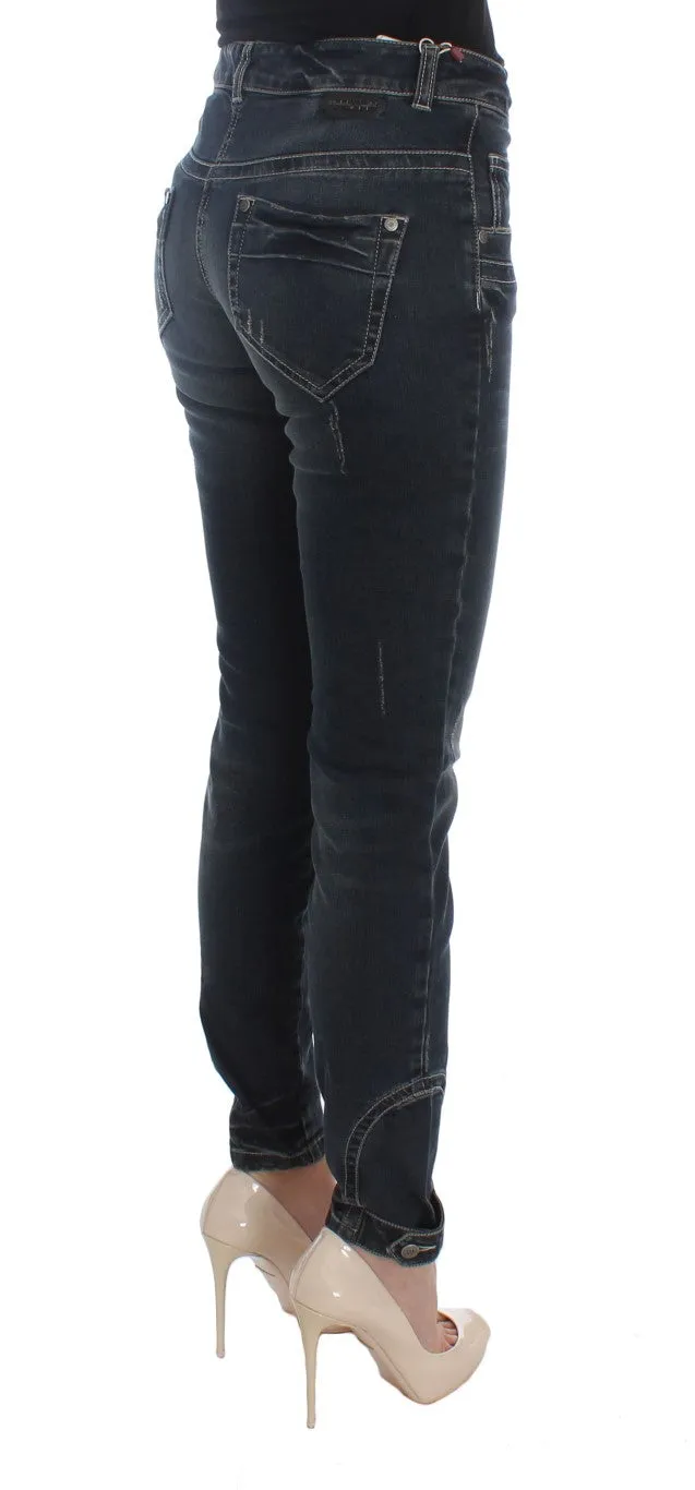 Ermanno Scervino  Cotton Blend Slim Fit Women's Jeans