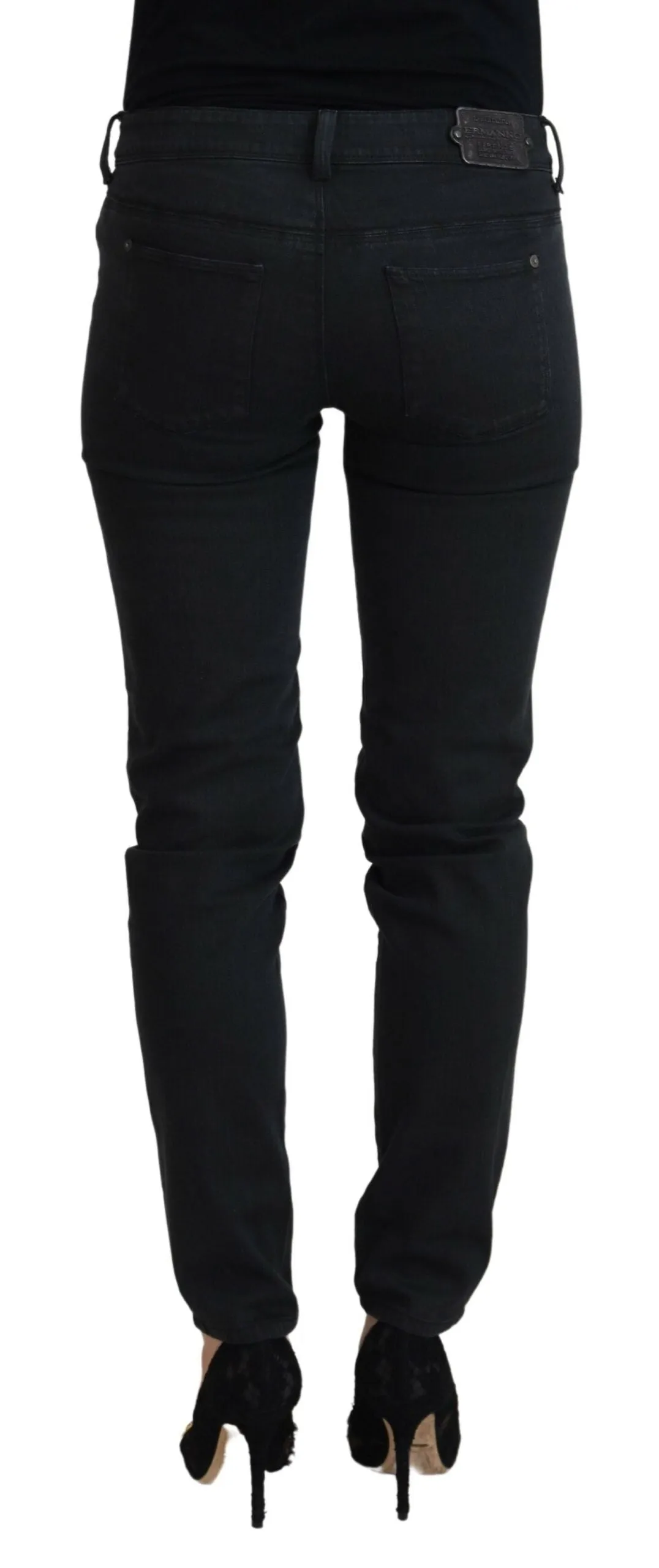 Ermanno Scervino  Cotton Slim Fit Women blue Women's Jeans
