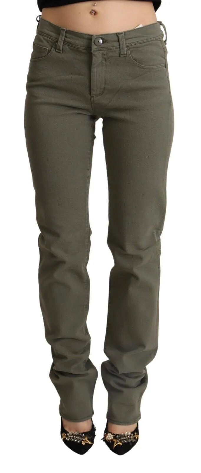 Ermanno Scervino  Low Waist Cotton Skinny blue Trouser Women's Jeans