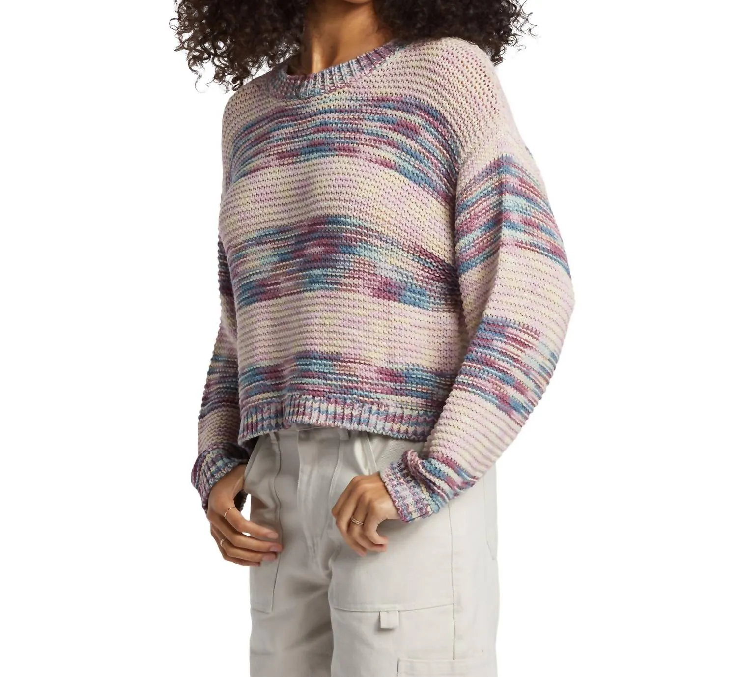Fade Out Sweater In Blue Shadow