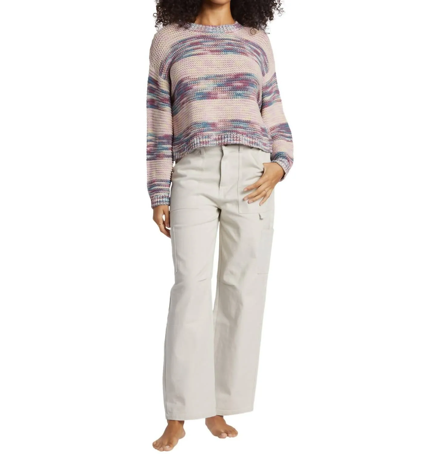 Fade Out Sweater In Blue Shadow