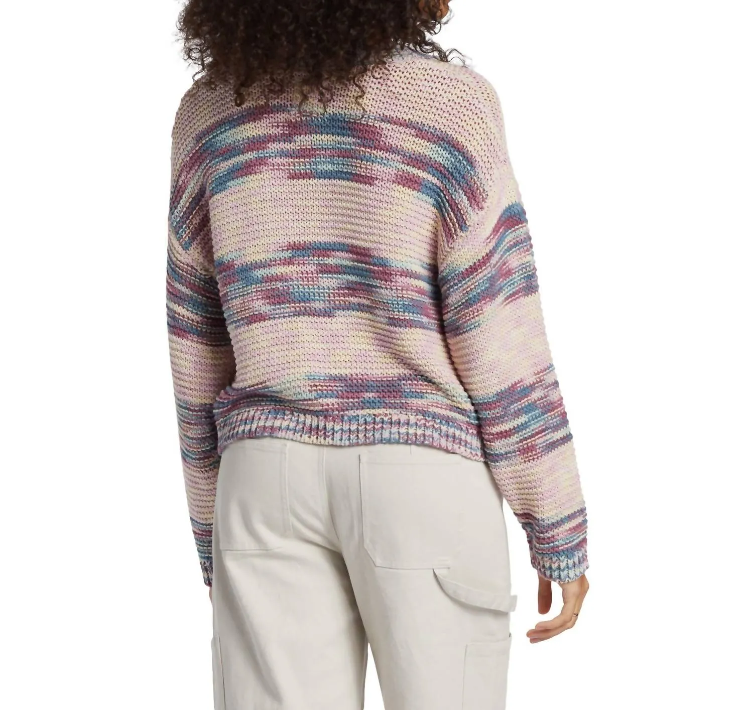 Fade Out Sweater In Blue Shadow