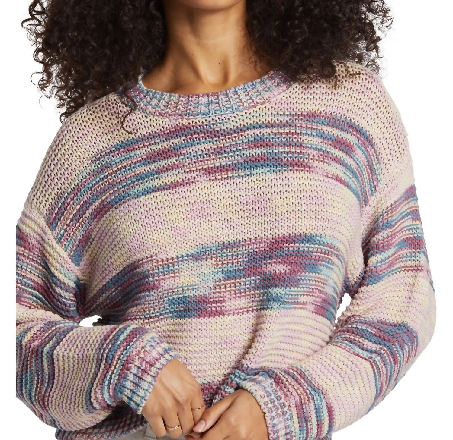 Fade Out Sweater In Blue Shadow
