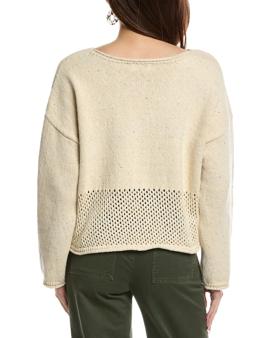 FATE Open Knit Bottom Sweater
