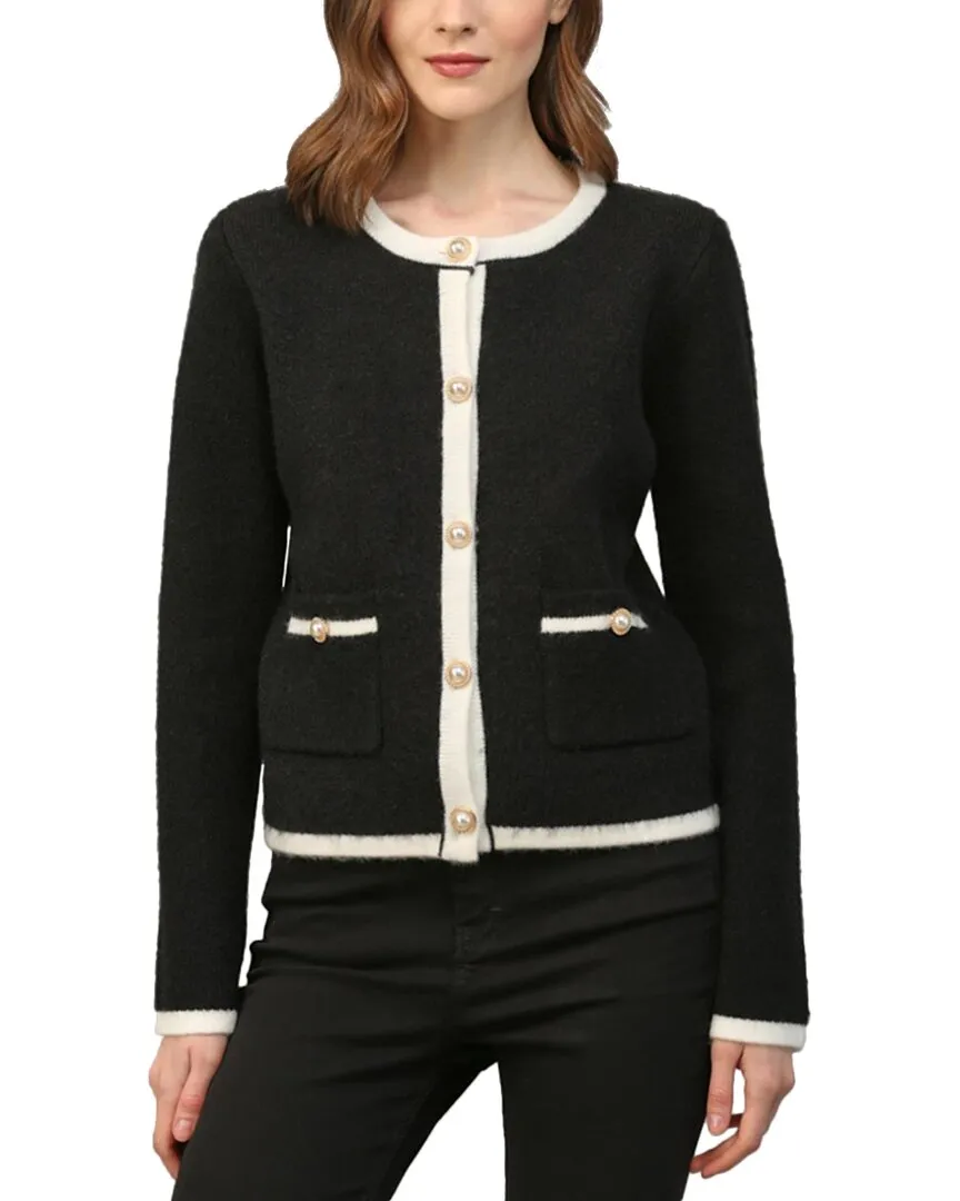 FATE Wool-Blend Cardigan