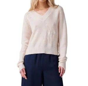 Floral Gauzy Lina Sweater In Bloom