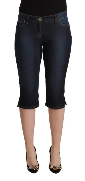 GF Ferre  Cotton Stretch Low Waist Slim Capri  Women's Jeans