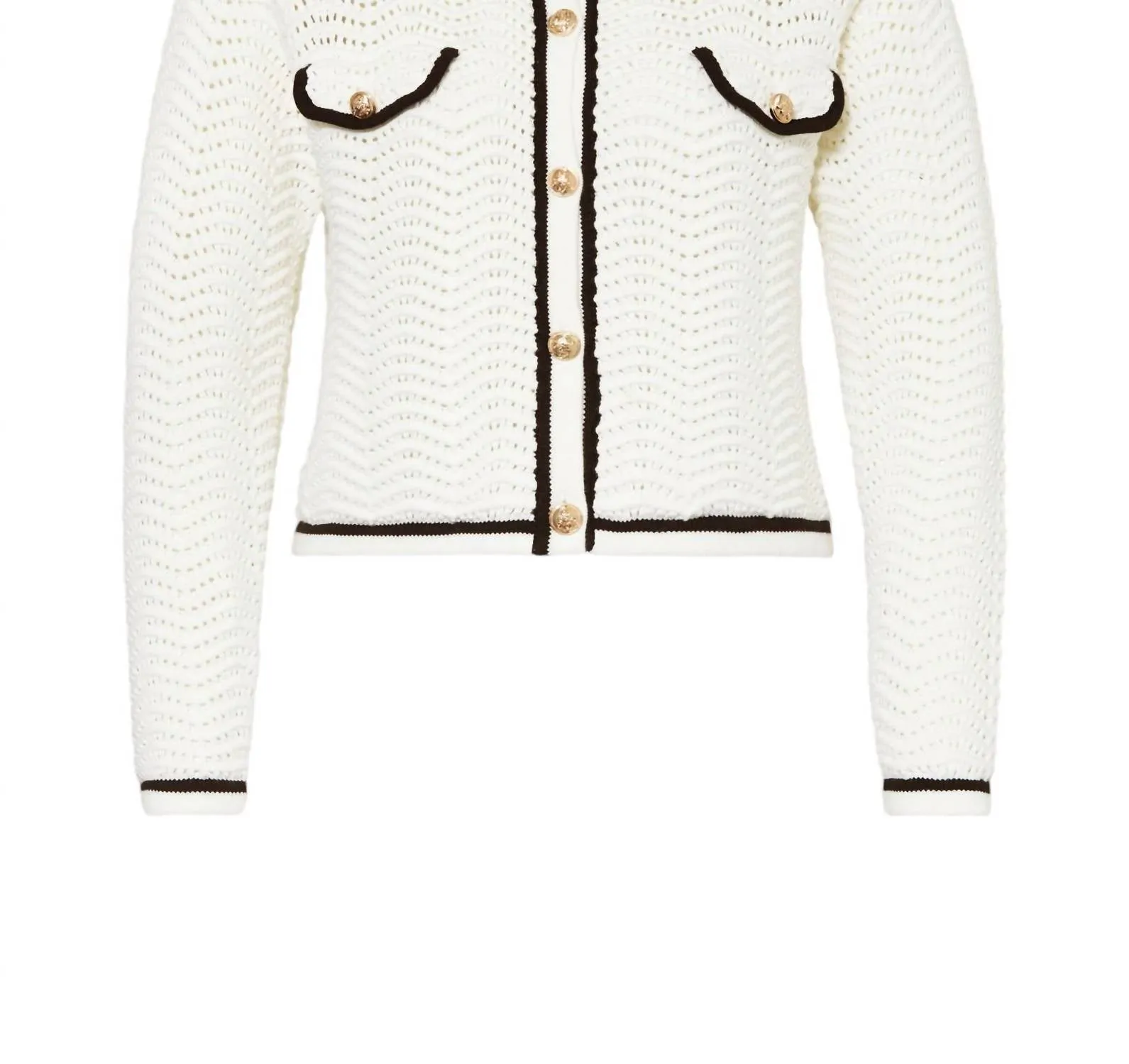 Giany Cardigan In Black/white