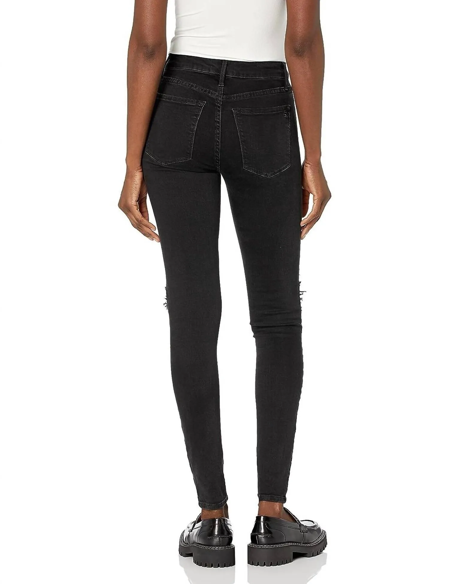 Gisele High Rise Skinny Jeans In Last Call Wash