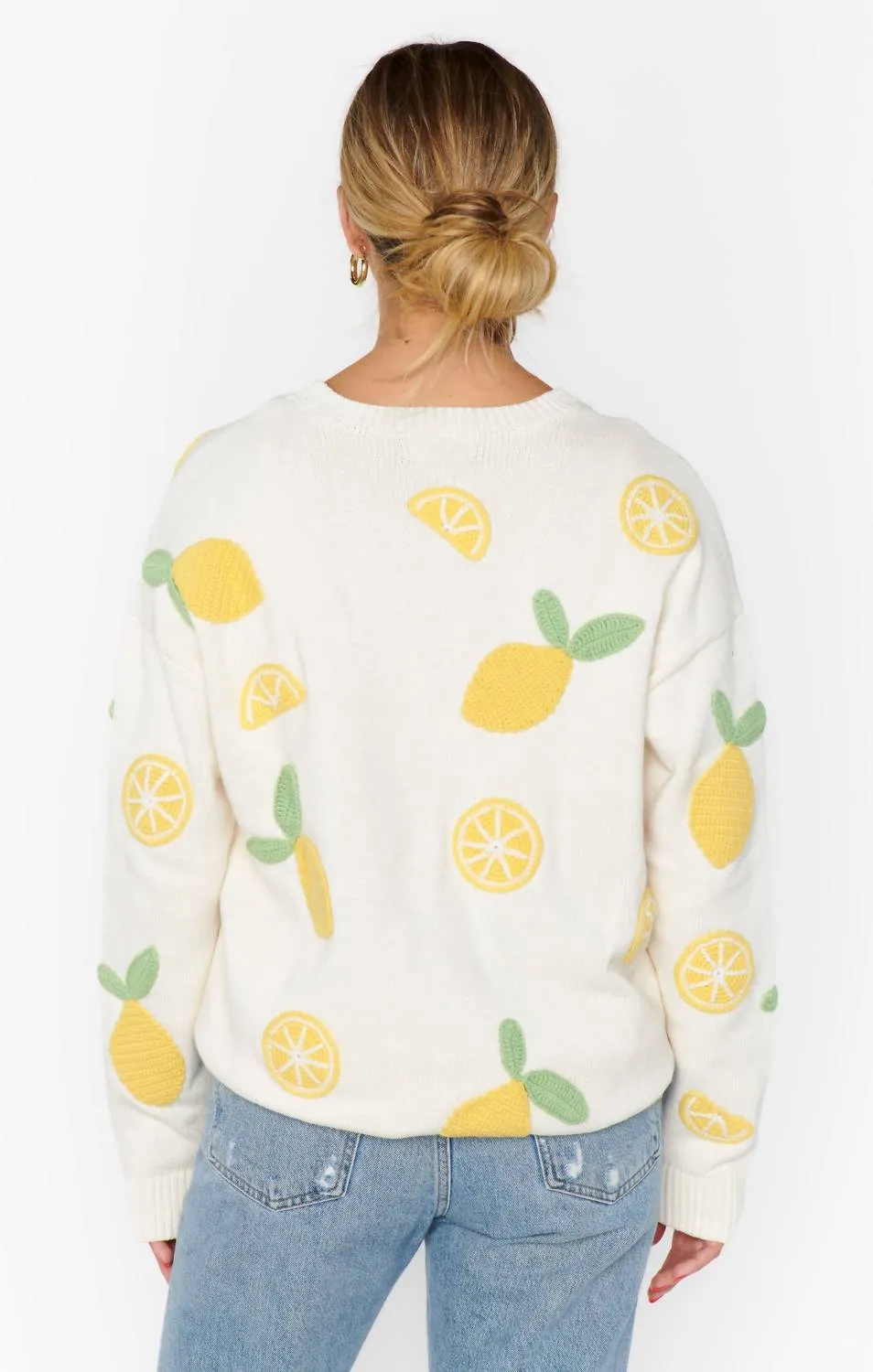 Go To Sweater In Lemon Sorbet Knit
