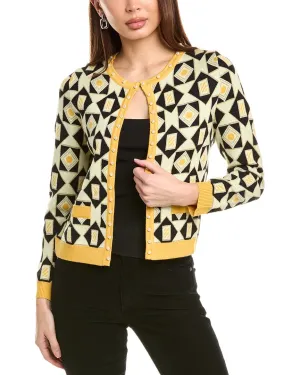 Gracia Pearl Trim Cardigan