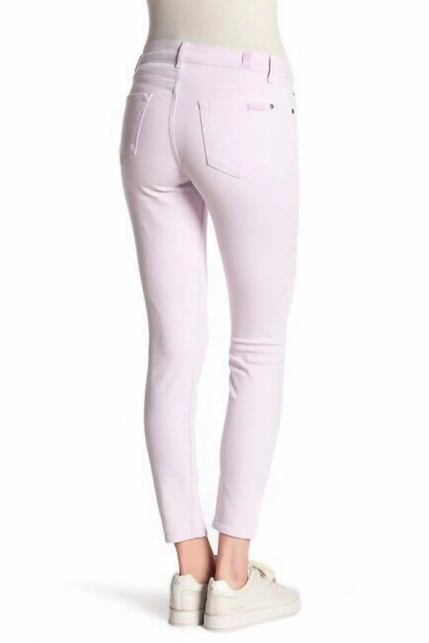 Gwenevere Mid Waist Skinny Jeans In Purple