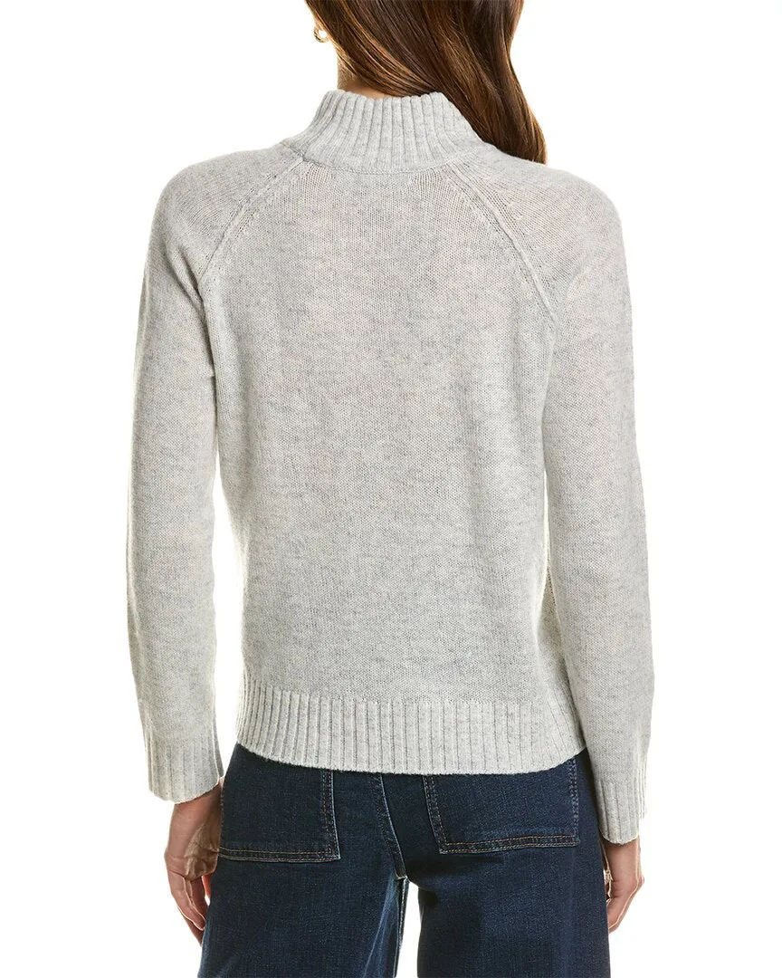 Hannah Rose Turtleneck Wool & Cashmere-Blend Sweater