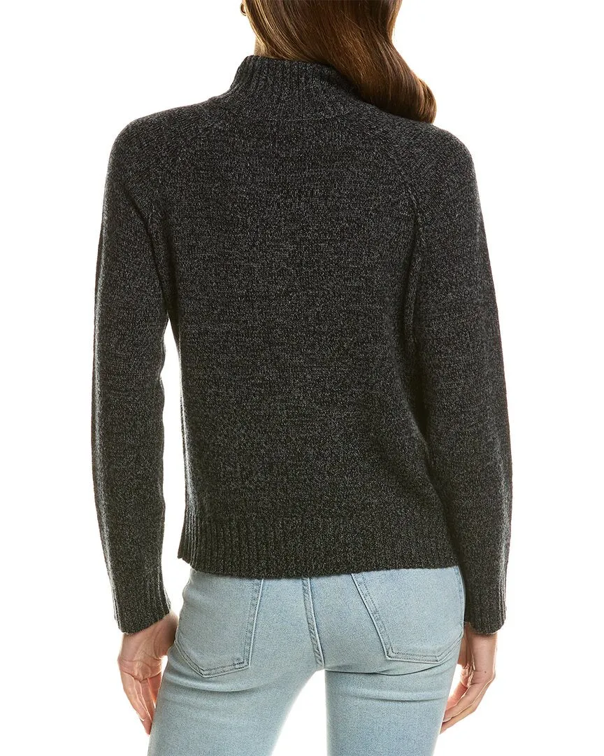 Hannah Rose Turtleneck Wool & Cashmere-Blend Sweater