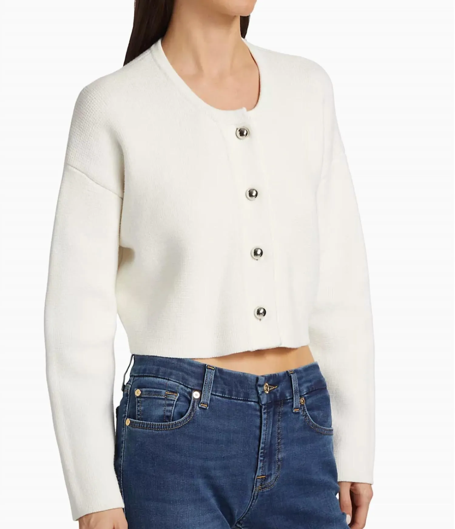Hara Cardigan In Ceramic