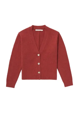 Harriet Cardigan In Cayenne