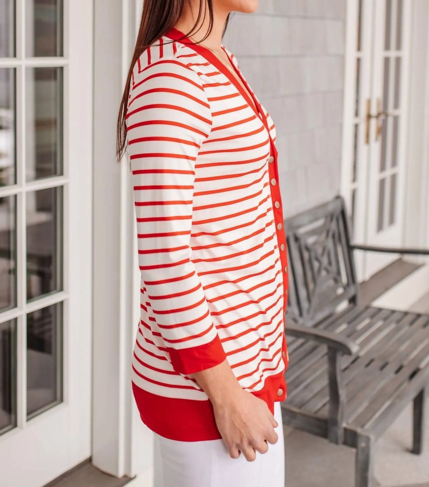 Have You Heard Cardigan In Red