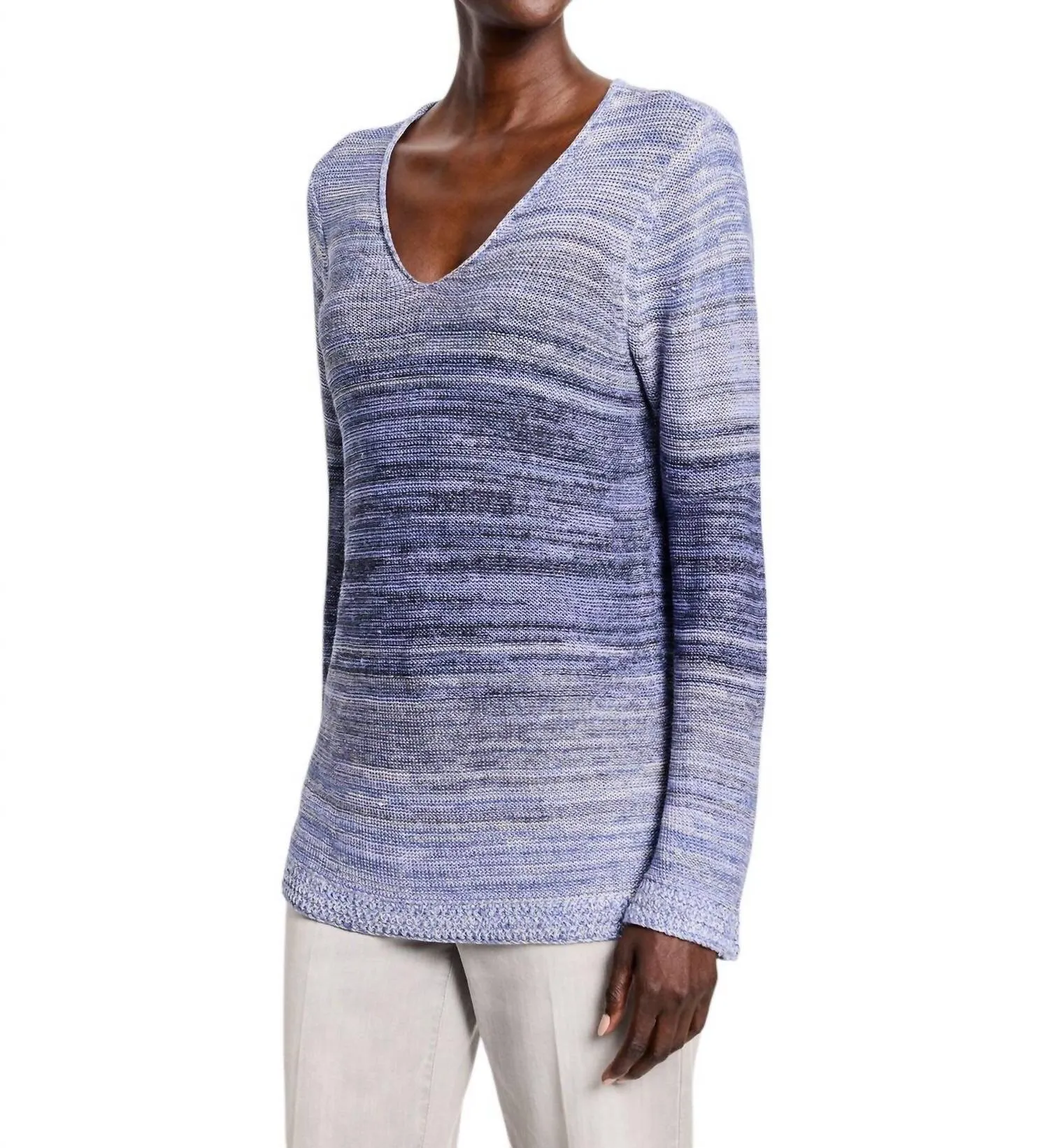 Hazy Shades Sweater In Purple Multi