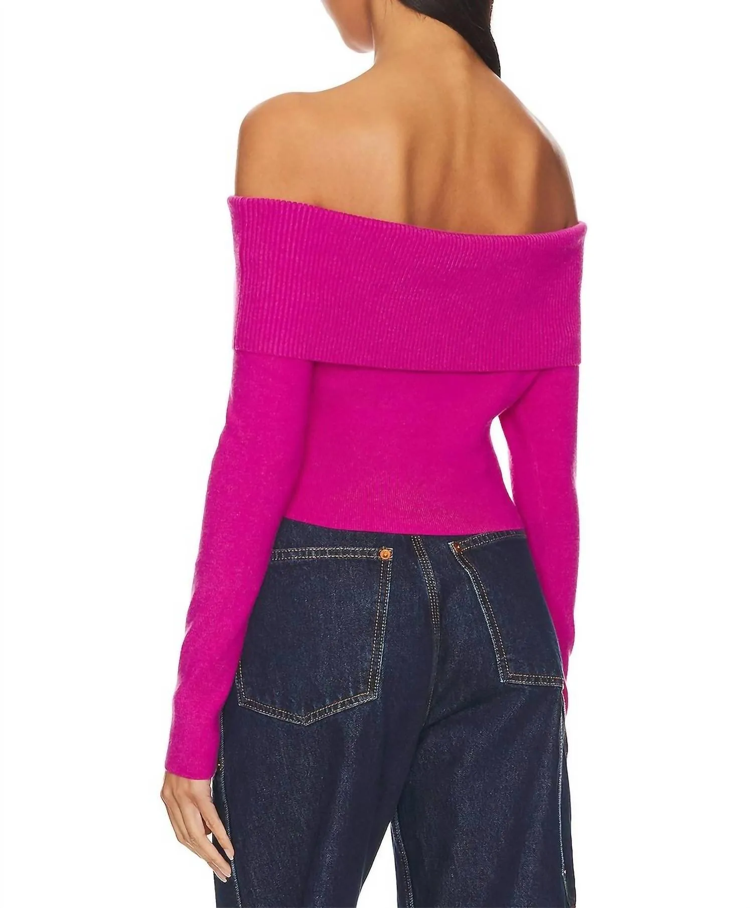Heart Struck Sweater In Magenta