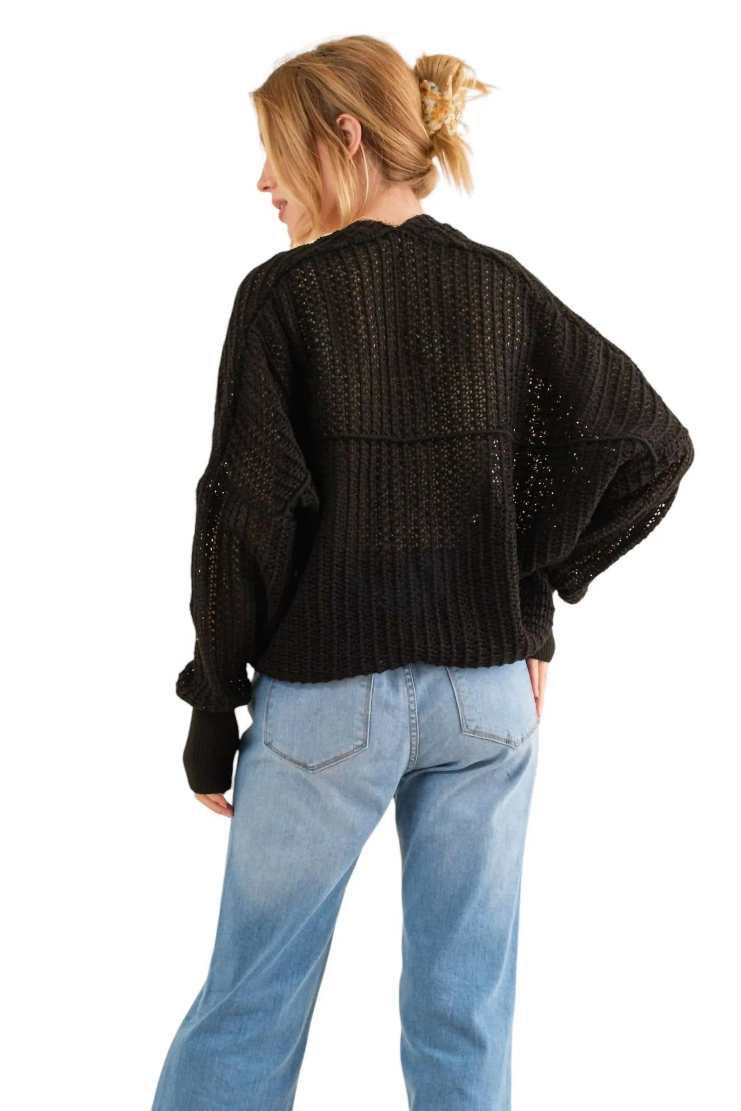 How You Feel Bolero Cardigan In Black