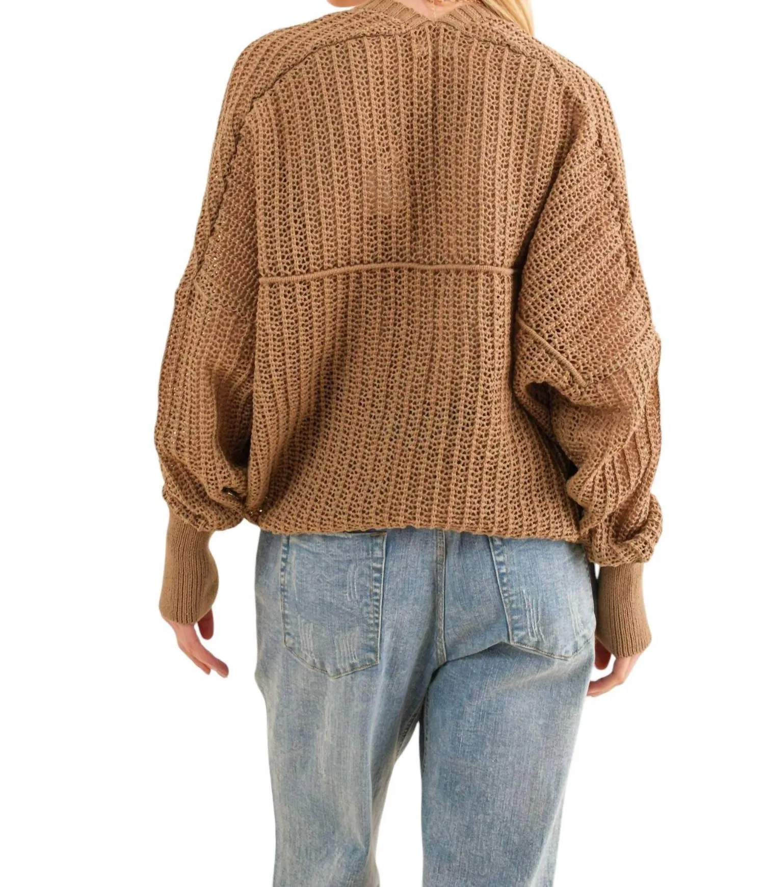 How You Feel Bolero Cardigan In Oak