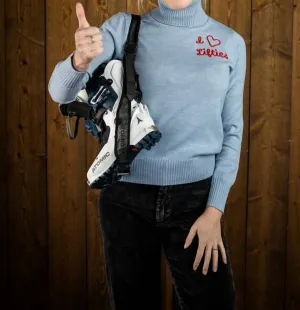 I Heart Lifties Sweater In Cornice Blue