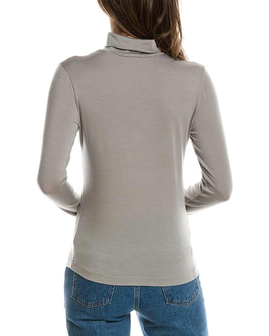 James Perse Turtleneck Cashmere-Blend T-Shirt