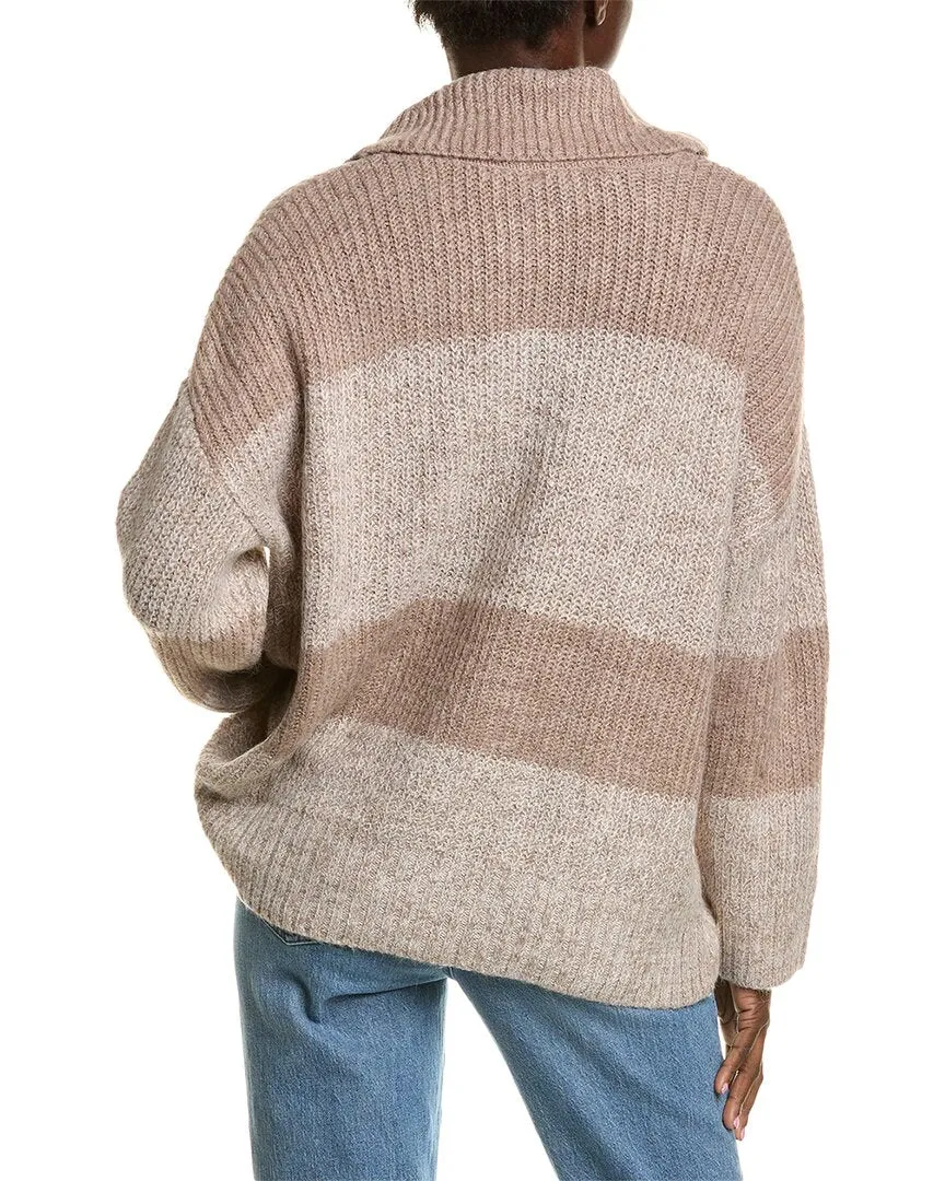 Joan Vass Cowl Neck Sweater